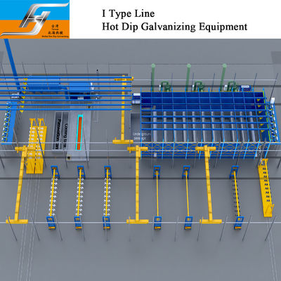 품질  I Type Hot Dip Galvanizing Equipment Production Line 공장