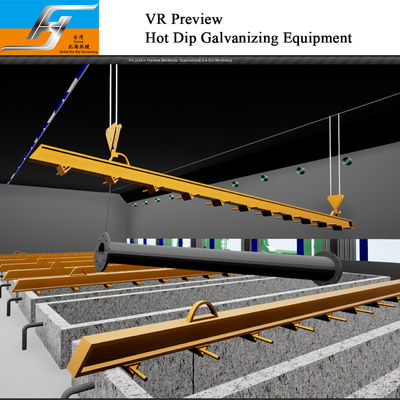 VR 프리뷰 턴키 프로젝트의 맞춤형 디자인으로 핫 딥 가લ્바니징 생산 라인